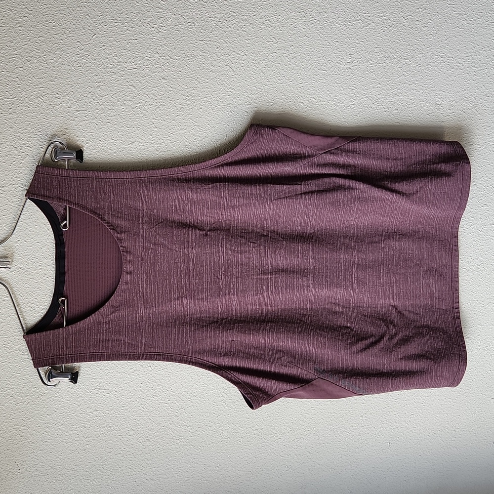 Lululemon Stronger as One Tank lululemon X Barrys Heathered Cherry Cola